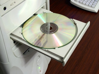 cd-rom in drive