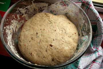 savoury bread dough