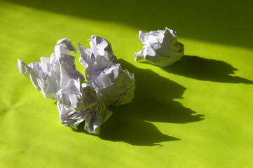 rumpled paper