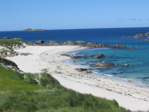 iona white sand beach