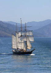 tall sailing ship