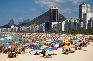 Cercles muraux Copacabana, Rio de Janeiro, Brésil copacabana