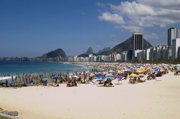 Crédence de cuisine en verre imprimé Copacabana, Rio de Janeiro, Brésil copacabana