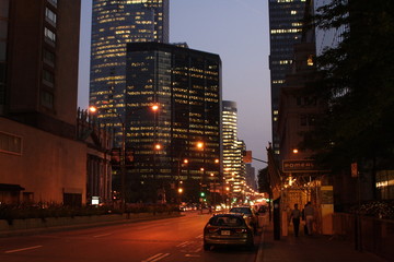 noche en la ciudad
