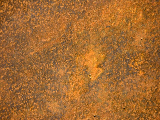 rusted metal