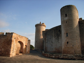 Fototapeta na wymiar castillo de bellver 5