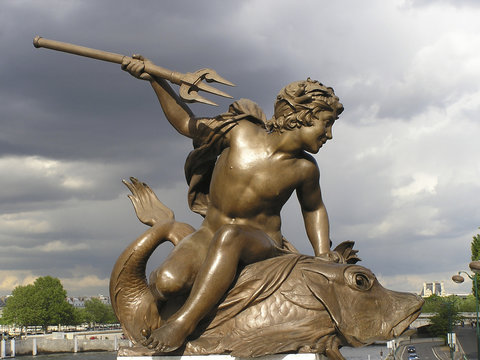 Cherub Statue In Paris