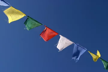 Rolgordijnen prayer flags © Melissa Schalke