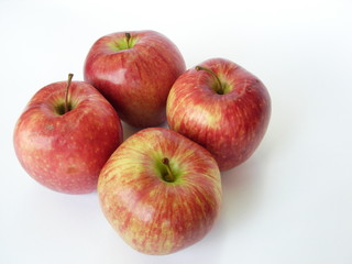 Fototapeta na wymiar apple on white