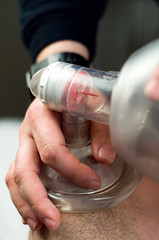 providing artificial ventilation with bvm