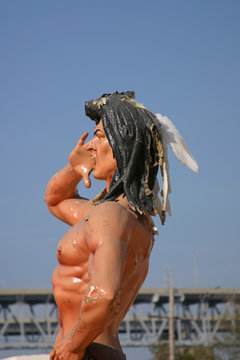 Mardi Gras Float Indian