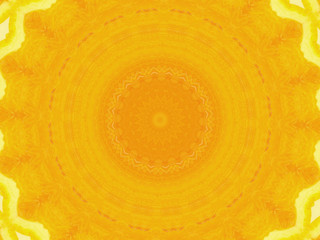 sliced orange kaleidoscope