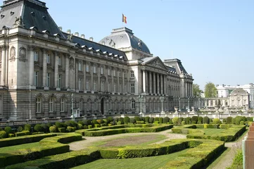 Selbstklebende Fototapete Brüssel royal palace