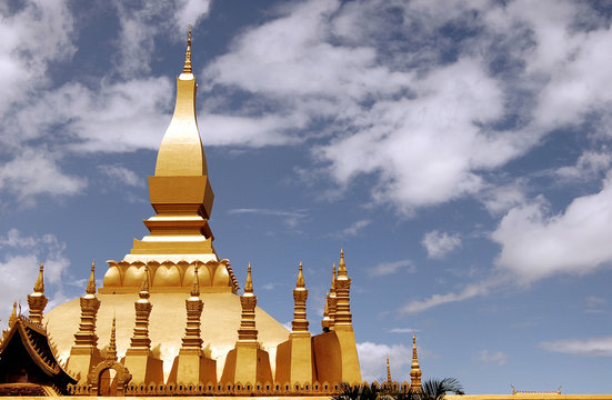 Laos, Vientiane: Pha That Luang Temple