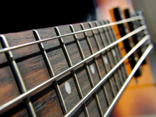 Fototapeta premium rock bass guitar