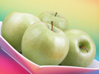 green apples