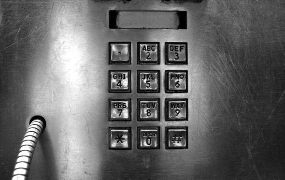 pay phone key pad