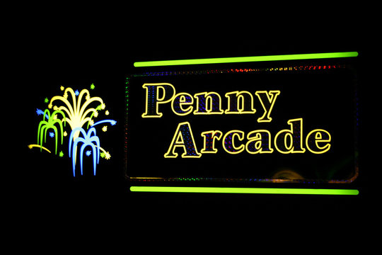 penny arcade sign