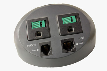 Fototapeta premium desktop satellite front view