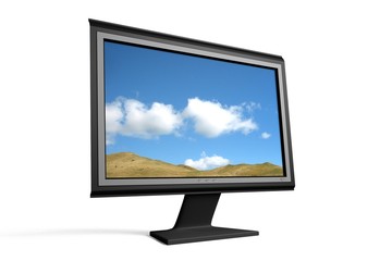 flatscreen tv/monitor