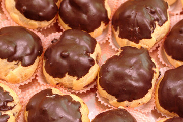 italian pastry with chocolate