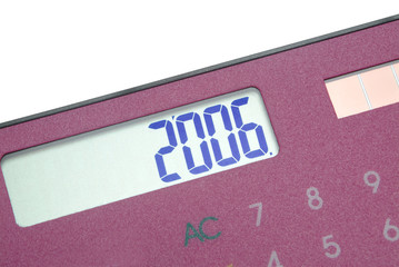 2006 on a small calculator
