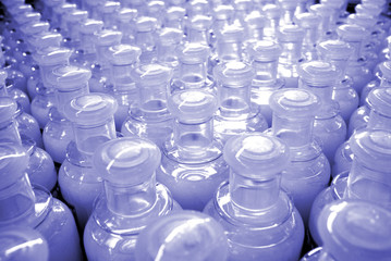 plastic bottles (texture)