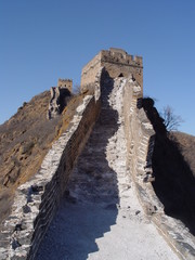 great wall - up the steps to tower