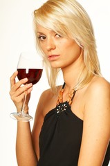 women with wine