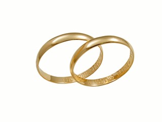 wedding golden rings - 451197