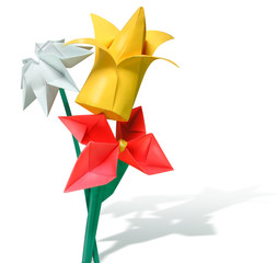 origami - artificial paper flowers
