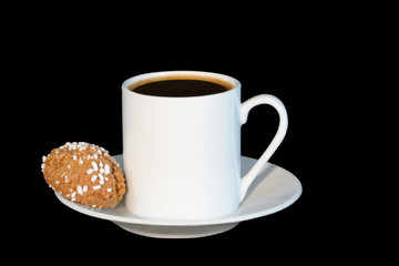 espresso and biscuit for one