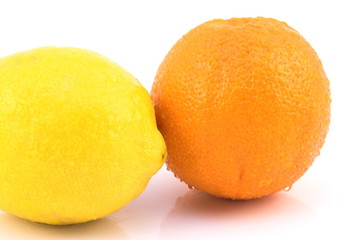 lemon and orange