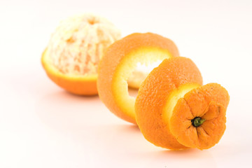 orange pealed perspective three