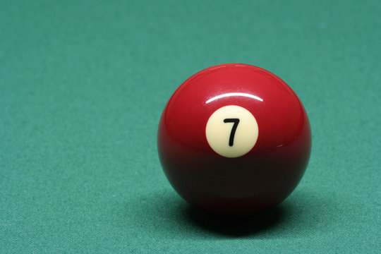 pool ball number 07