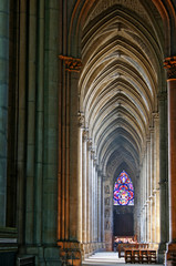 intérieur de la cathédrale de reims