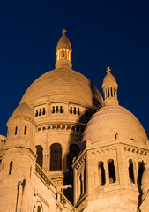 the dome of the sacre coeur at twilight