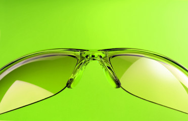 green sunglasses