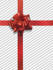 regalo con cinta roja