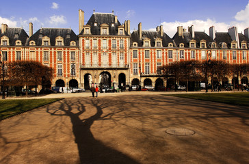 Obraz premium france, paris: place des vosges