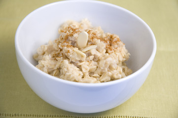 almonds and oatmeal