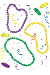 mardi gras throws © Roslen Mack