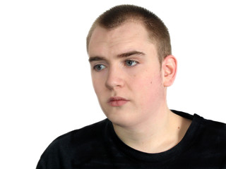 Obraz premium worried young man