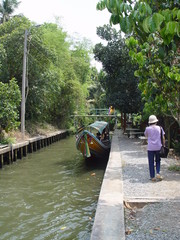 thailand bangkok - klong tour boat