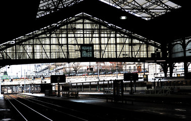france, paris: saint lazarre train station