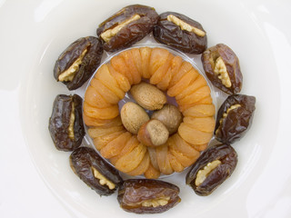 dates and apricots