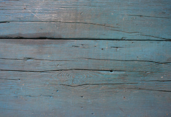 old blue wood texture close-up