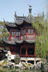 Fototapeta premium yuyuan pavilion
