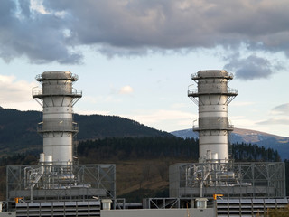 Obraz premium central térmica