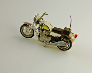 Fototapeta na wymiar model police motorcycle